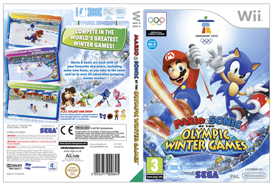 mario and sonic at the olympic games wii